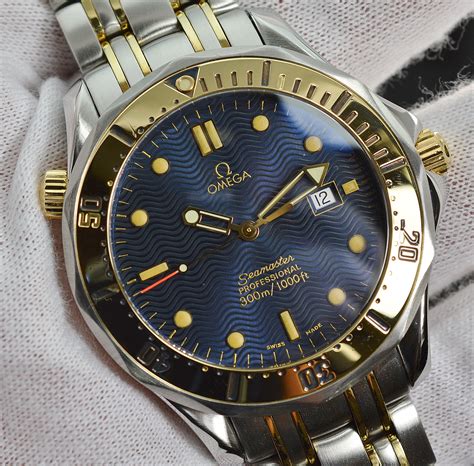 omega 18k gold watch price